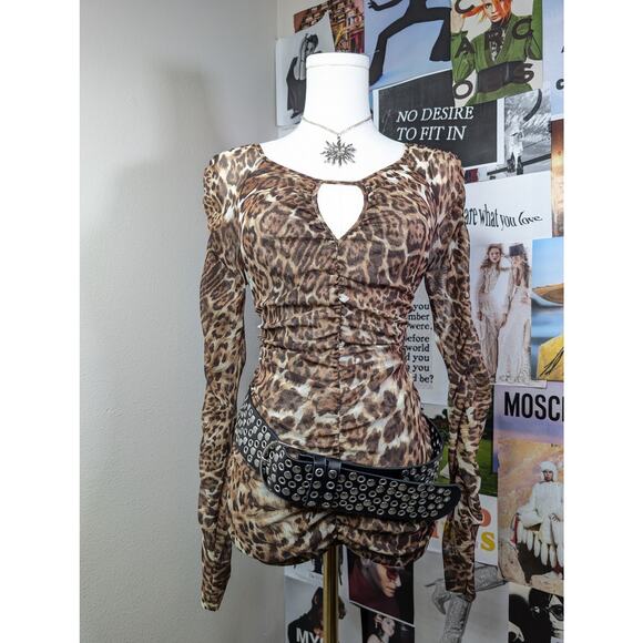 INC Tops - Y2K Vintage Animal Print Top